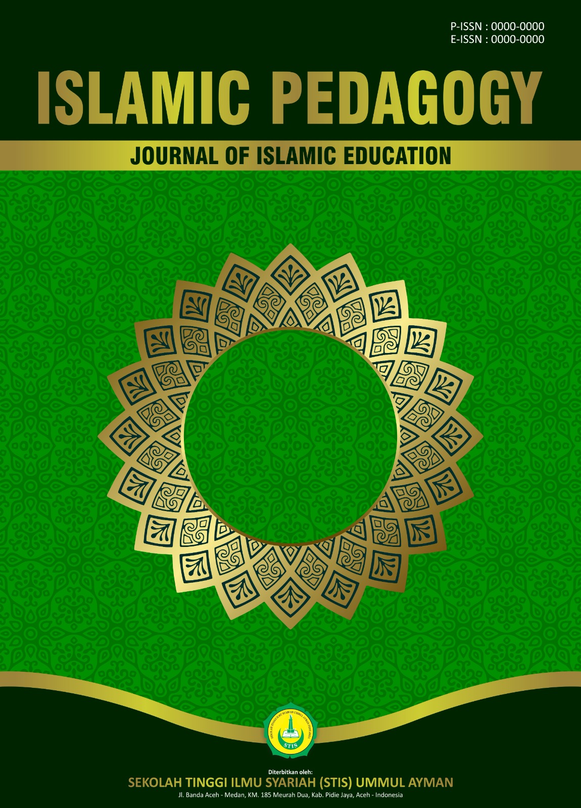 ISLAMIC PEDAGOGY: Journal of Islamic Education merupakan Fokus jurnal ini menerbitkan berbagai artikel penelitian dan kajian literatur tentang keilmuan dan kemajuan pendidikan Islam, seperti topik studi pendidika